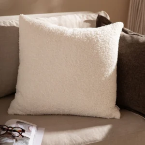 Yard Ecru Cabu Chunky Boucle Cushion
