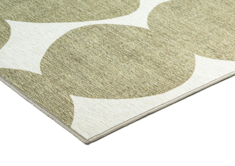 Brynne Green Ivory Indoor Outdoor Washable Rug - Image 4