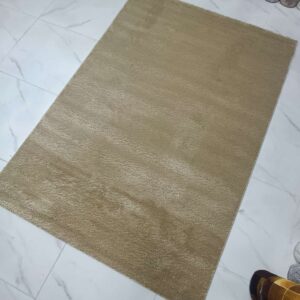 Classic Beige Velvet Rug Dubai