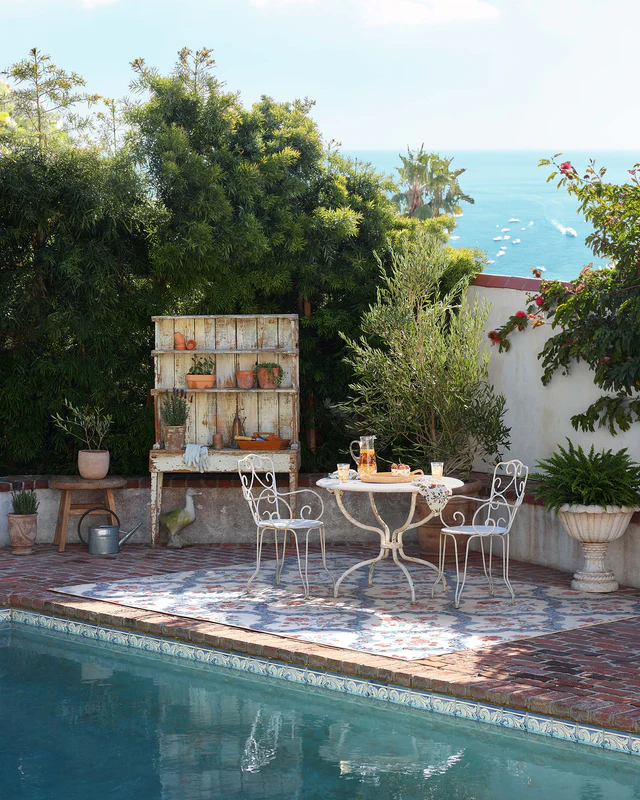 Elodie Currant & Ocean Outdoor Rug - Image 5