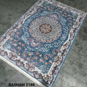 Rasham Luxurious Blue Rug
