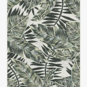 Filifera Palm Green Outdoor Rug