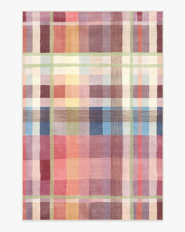 Margot Tartan Berry Multicolour Outdoor Rug - Image 3