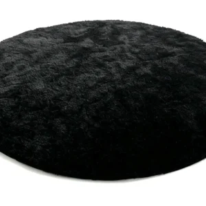 Black round rug dubai