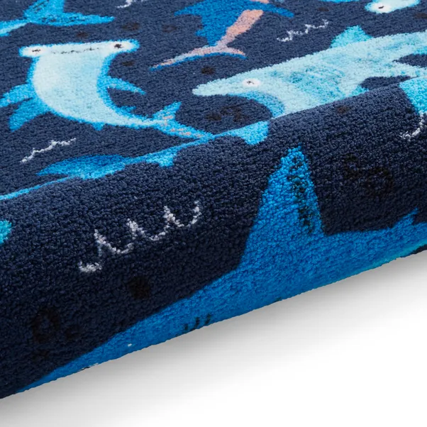Catherine Lansfield Kids Jawsome Sharks Rug - Image 5