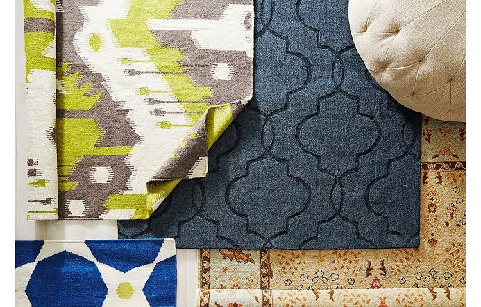 Different rug styles and colours