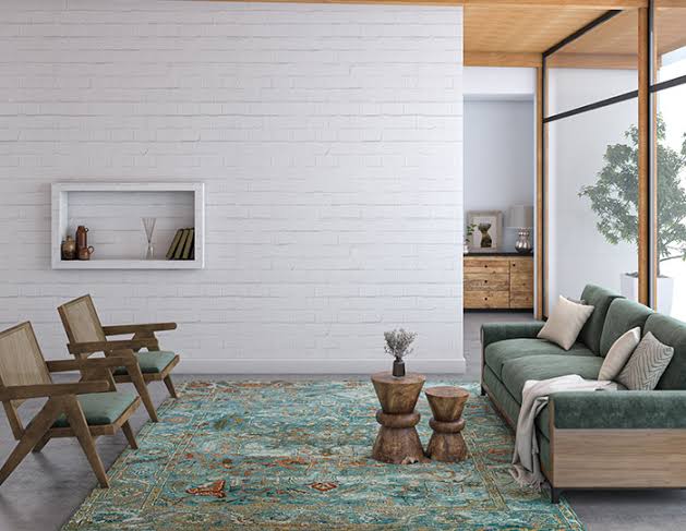Living room rug stain care