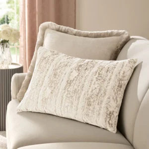 Mid Natural Collection Luxe 40 x 59cm Fem Chic Velvet Abstract Cushion