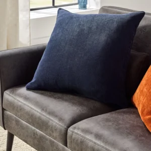 Navy 59 x 59cm Soft Velour Cushion