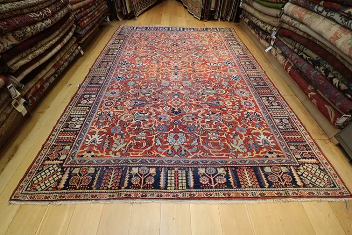 R1677 Antique Persian Mahal Carpet - Image 2
