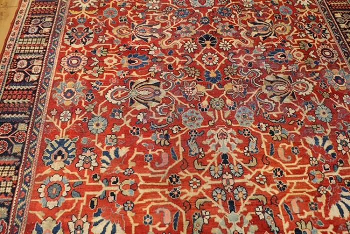 R1677 Antique Persian Mahal Carpet - Image 4