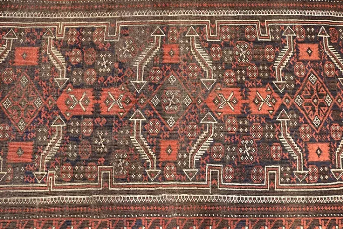 R1713 Vintage Baluch Persian Rug - Image 2