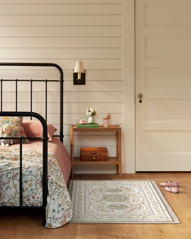 Twin Bunny Border Natural Rug - Image 2