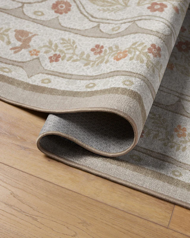 Twin Bunny Border Natural Rug - Image 4