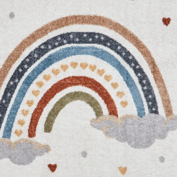Vida Rainbow Washable Rug - Image 2