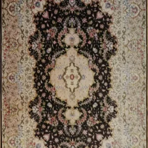 R9388 Silk Qum Persian Rug
