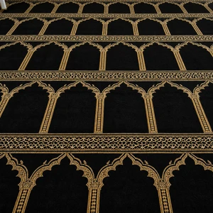 Premium Black Mosque Carpets in Dubai