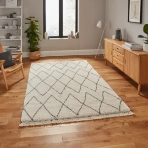 Boho 8280 Berber Plush Shaggy Rugs