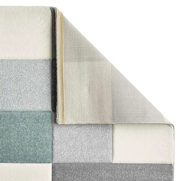 Brooklyn-646 Geometric Shaggy Rugs Runner
