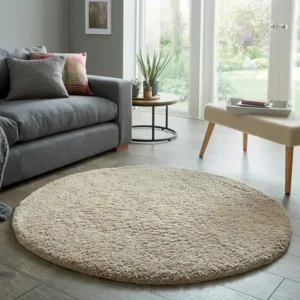 Cosy Plush Shaggy Round Rug