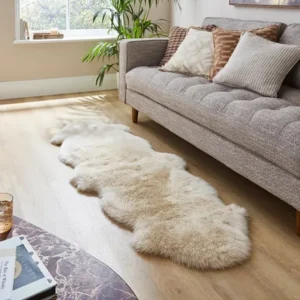 Double Pelt Plush Sheepskin Shaggy Rugs