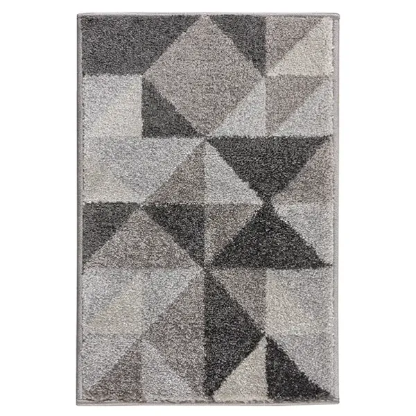 Geo Squares Geometric Shaggy-Rugs