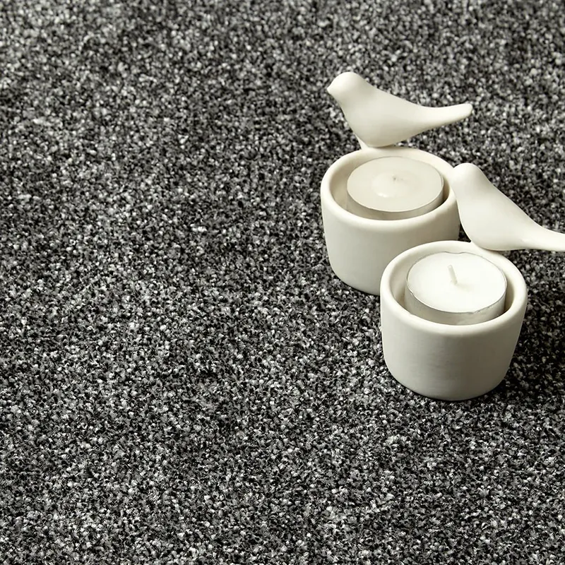 Lille Anthracite Flecked Saxony Polyester Carpets