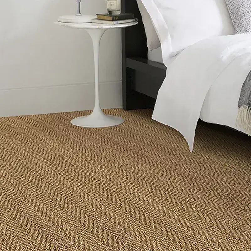 Natural Seagrass Herringbone Carpet