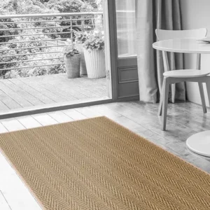 Natural Seagrass Herringbone Carpets