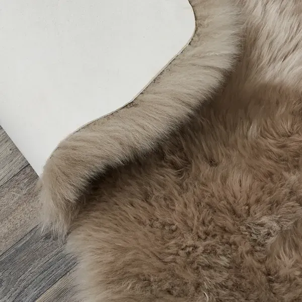 Quad Genuine Sheepskin Shaggy-Rugs