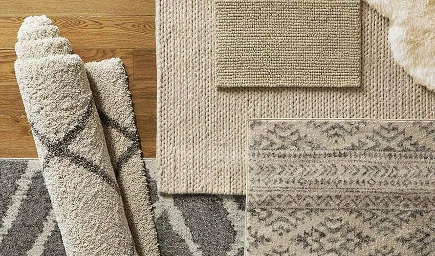 Different rug materials and cleaning methods in Dubai