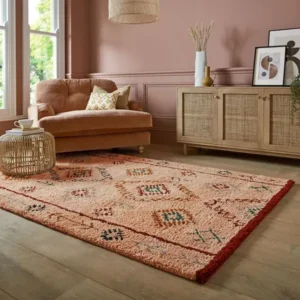 Sahara Handcrafted Berber Wool Shaggy Rug