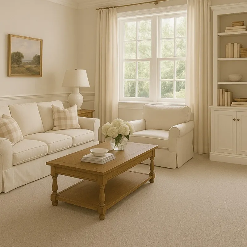 Smart-Strand Celeste Luxury Triexta Saxony Carpet