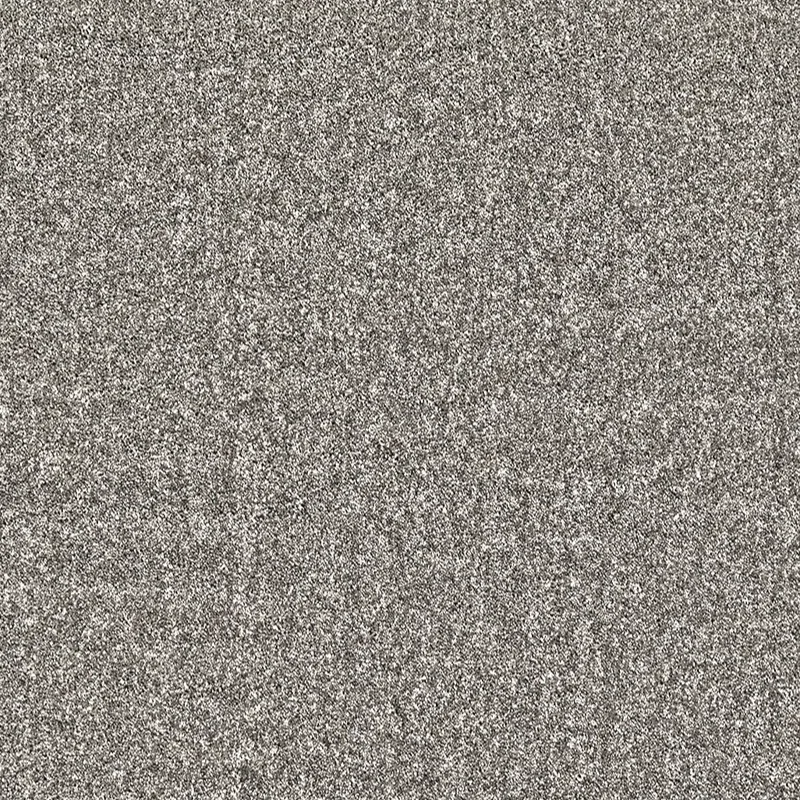 Steel Grey Flecked Saxony Polyester-Carpet