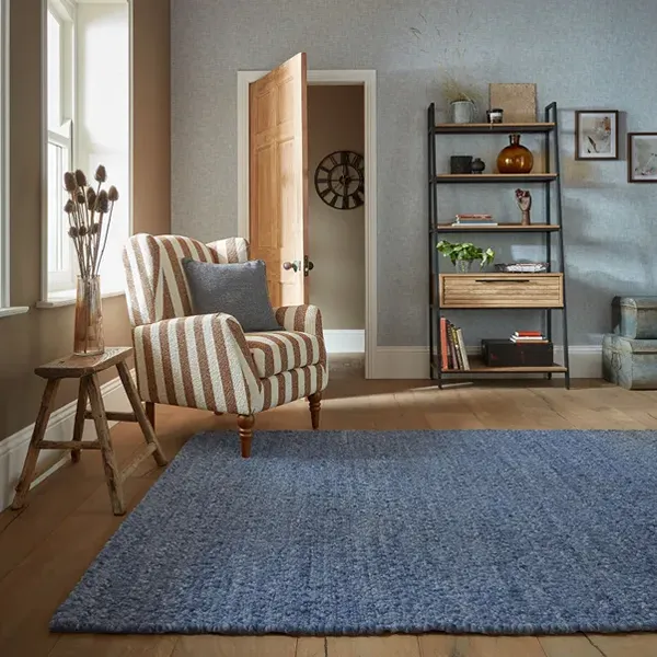 Wren Textured Wool-Look Shaggy Rugs