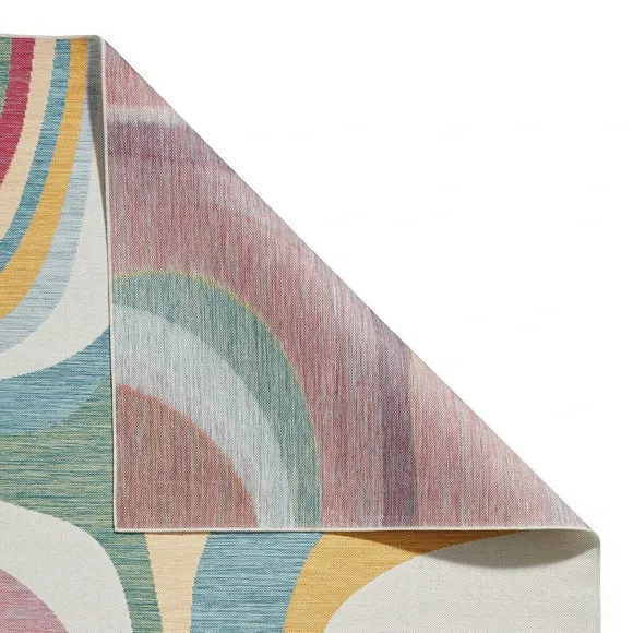 Modern Multicolour Abstract Outdoor Rug 1