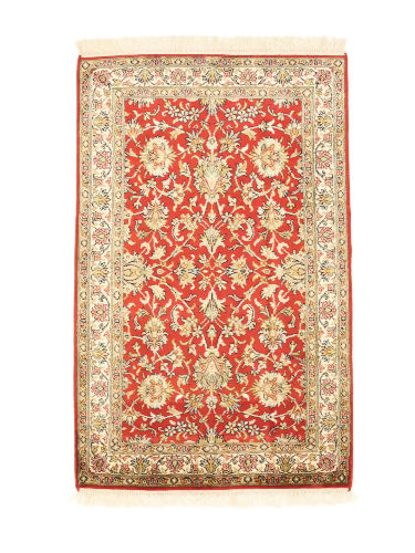 kashmir-orange-beige-silk-rug