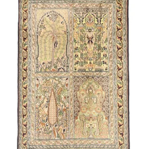 kashmir-saffron-brown-silk-rug