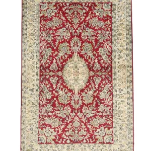 kashmir-sand-brown-silk-carpet